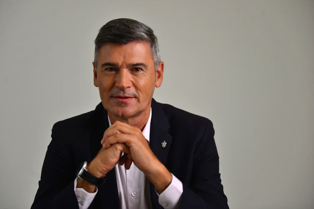 Daniel Passerini, viceintendente de Córdoba, en el programa Voz y Voto.  (Nicolás Bravo / La Voz)