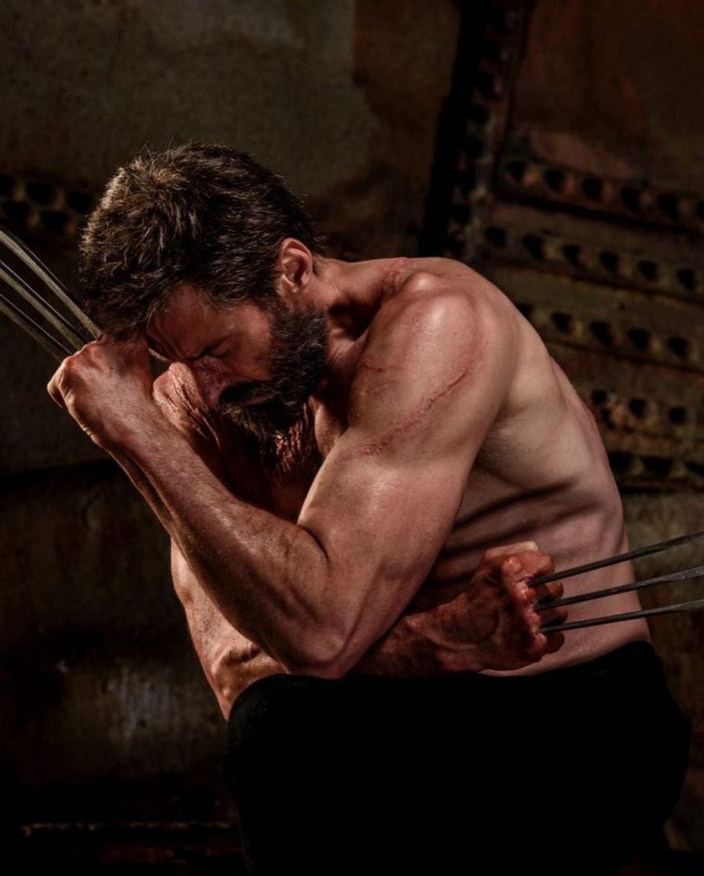 Hugh Jackman recordó a Wolverine con fotos que se volvieron furor en las redes