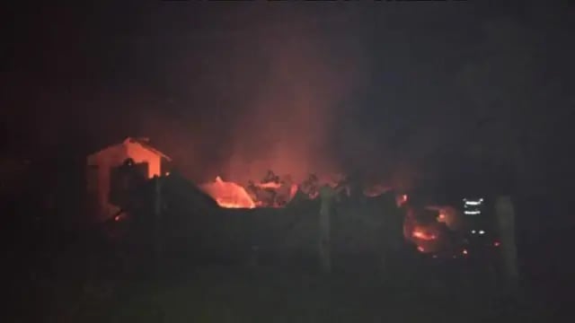 Incendio en Santa Rita
