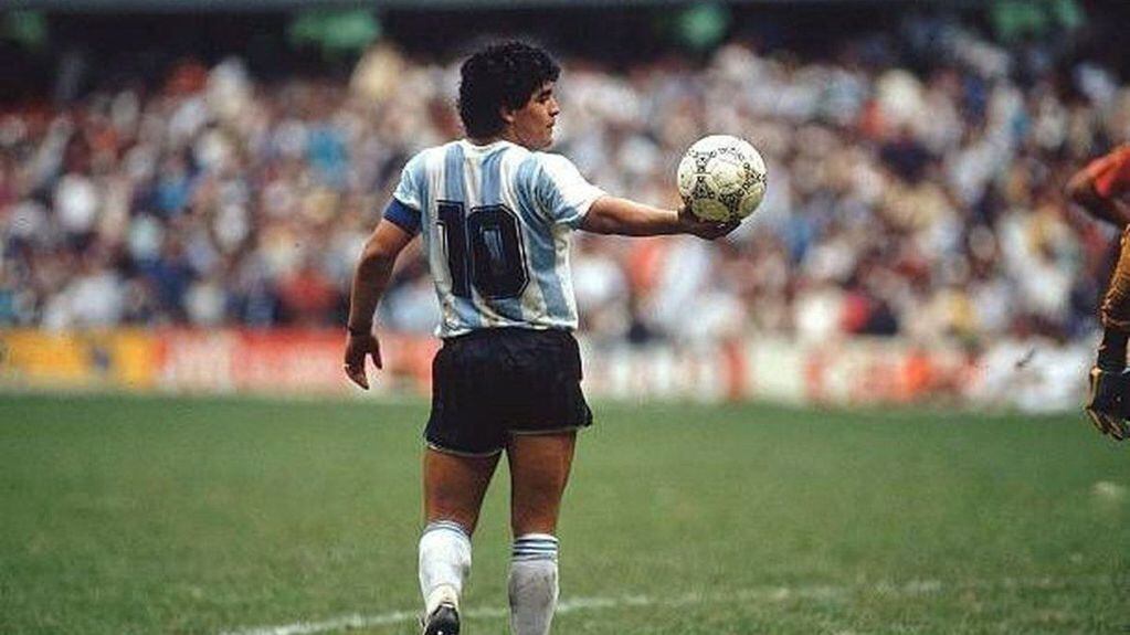 Diego, el máximo referente en la historia del seleccionado argentino.