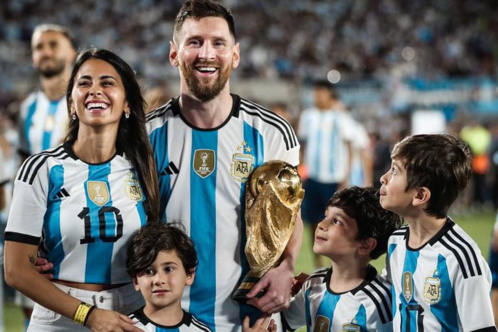 La familia Messi, una de las más admiradas.