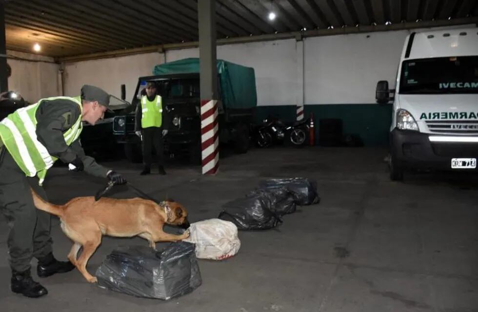 Secuestro de droga en Córdoba por parte de Gendarmería  que derivó en la desactivación de dos búnkers de fraccionamiento. (Prensa Gendarmería)