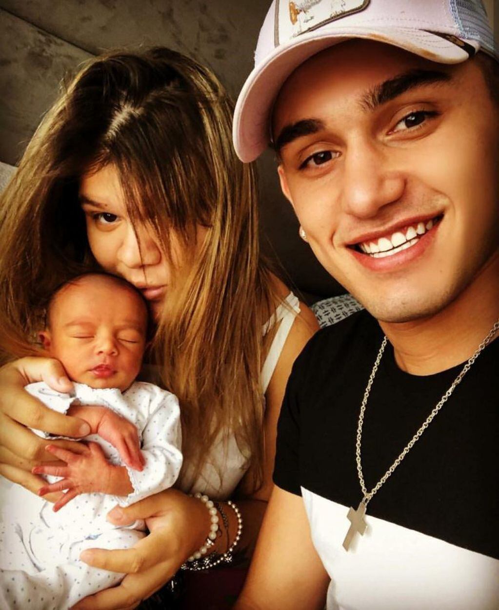 Morena Rial, facundo ambrosioni y su hijo Francesco (Foto: Instagram)