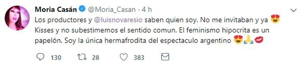 (Twitter: @Moria_Casan)