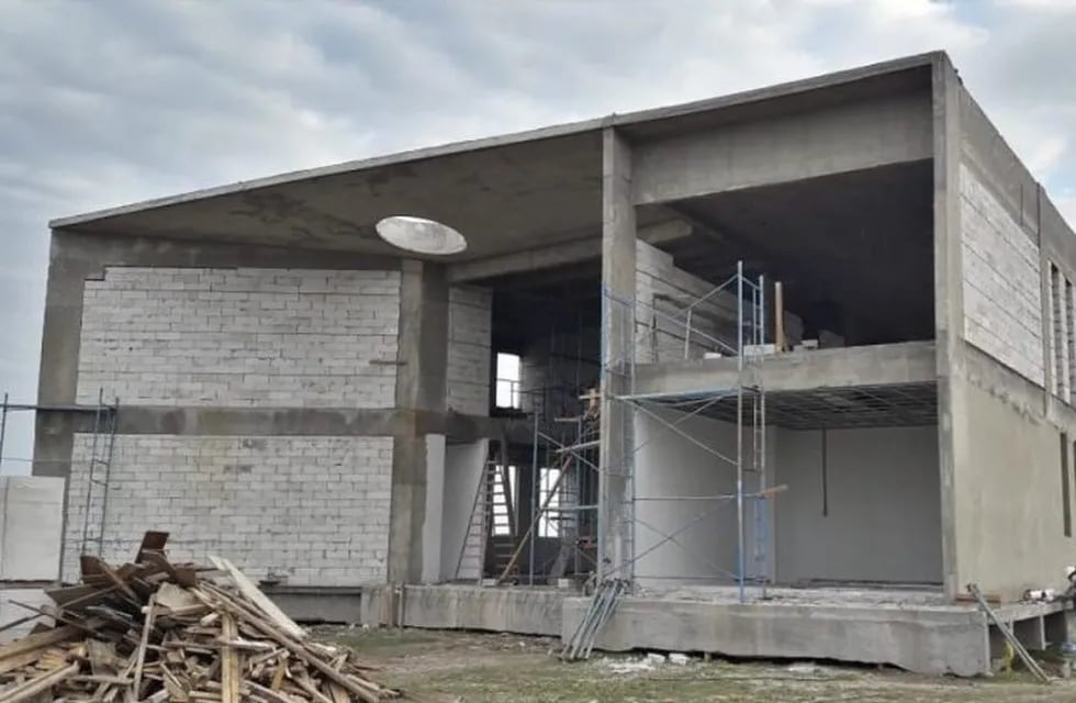Edificio de la Universidad Nacional de Rafaela en construcción