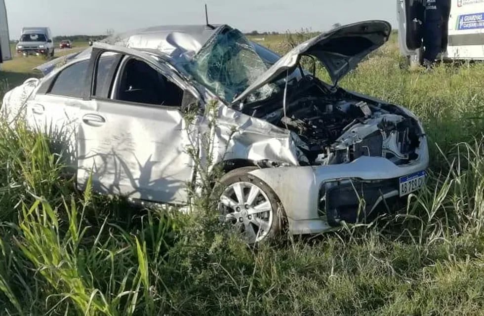 Un automovilista perdió el control en la autovía (Puntal)