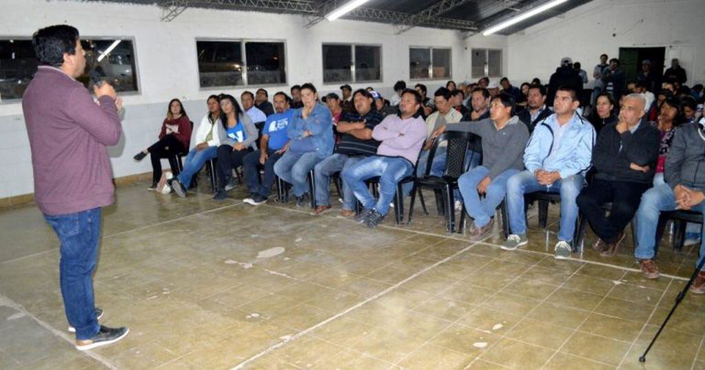 Adrián Mendieta destacó la convocatoria de los encuentros militantes realizados en la Puna y la Quebrada.