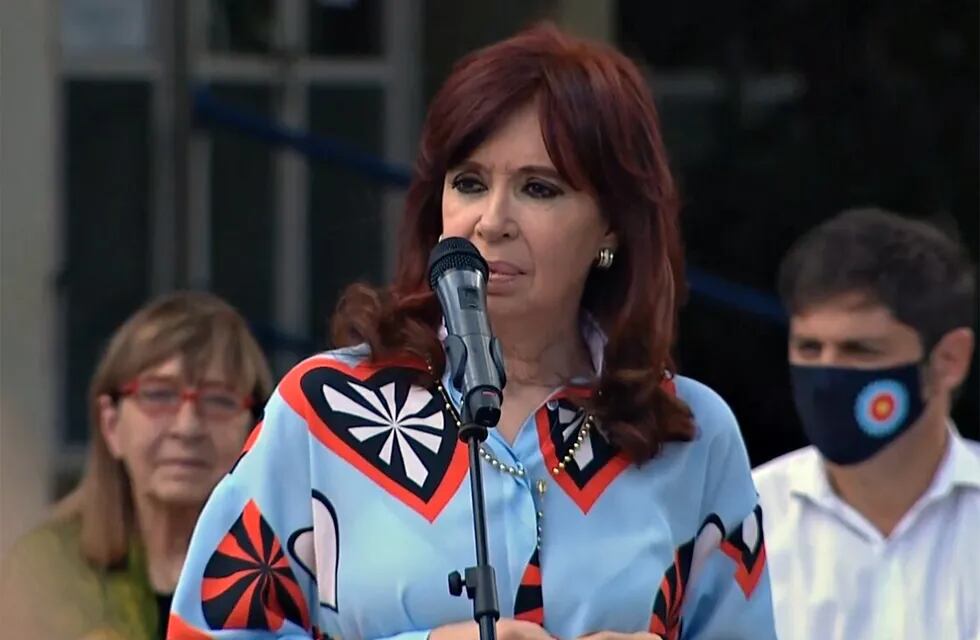 La vicepresidenta Cristina Kirchner. (Gentileza La Nación)