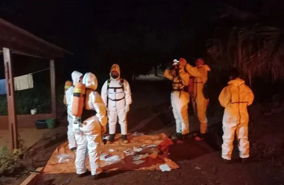 Hallaron un cuerpo con avanzada descomposición dentro de una vivienda en Puerto Iguazú.