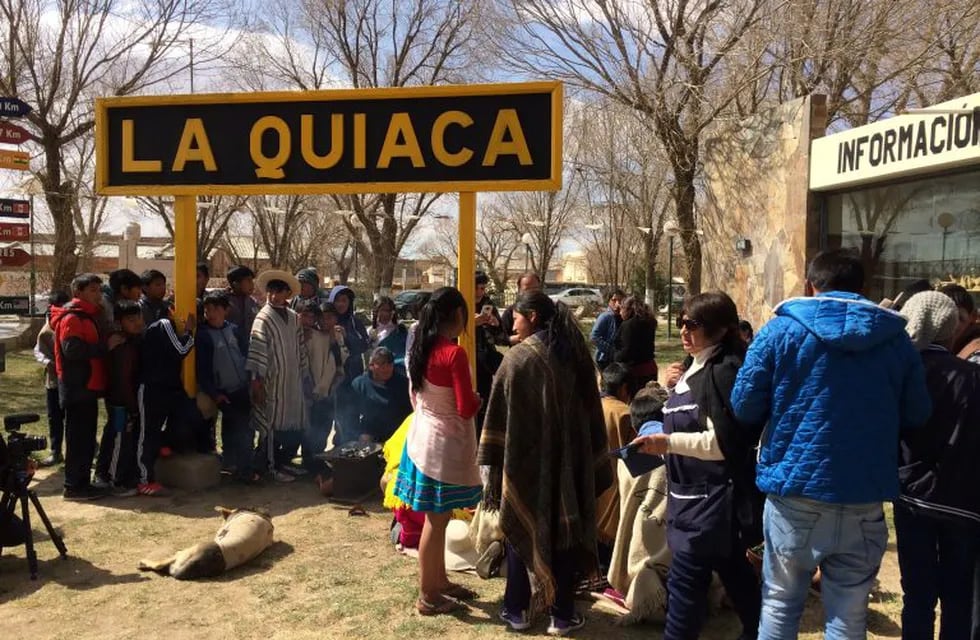 Ceremonia de la Pachamama en La Quiaca