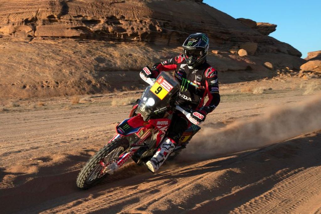 Ricky Brabec, del equipo Honda, puede convertirse en el primer estadounidense en ganar el Dakar.
