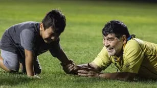 Diego Maradona se reencontró con su hijo