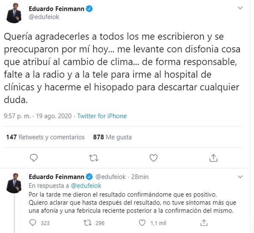 Eduardo Feinmann (Captura Twitter)