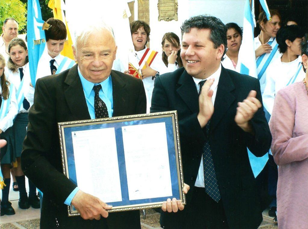 Luis "Coco" Schiavoni, ciudadano ilustre de Arroyito.