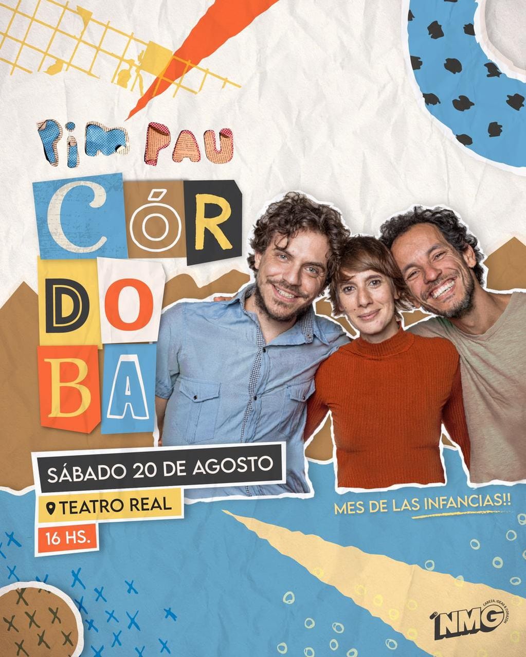 El trío argentino/brasileño llegará este sábado 20 al Teatro Real.