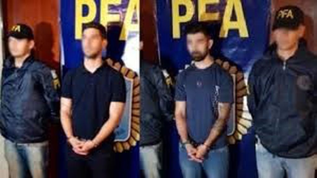 Los detenidos son argentinos y fueron identificados como Axel Ezequiel Abraham Salomon (25) y Kevin Gamal Abraham Salomon (23).