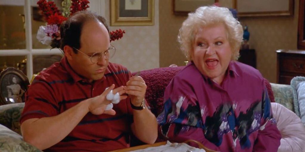 George y Estelle Costanza en la serie ícono de los '90 'Seinfeld'.