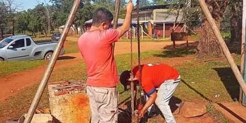 Brindaron asistencia a una escuela de la aldea Yriapu en Puerto Iguazú