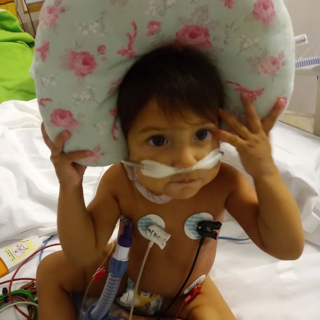 La nena venadense pasó por el quirófano del Hospital Italiano este fin de semana.