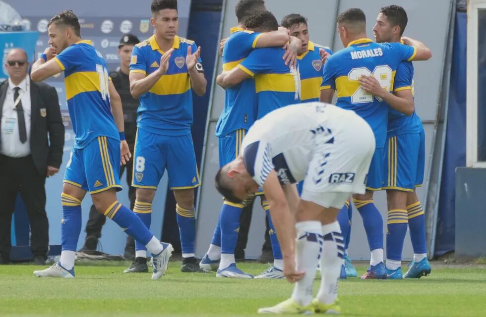Boca festejó ante Gimnasia y sueña con la Liga Profesional. Foto: @BocaJrsOficial