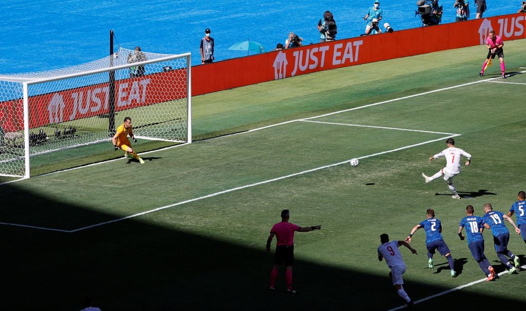Álvaro Morata erró un penal en la Eurocopa.