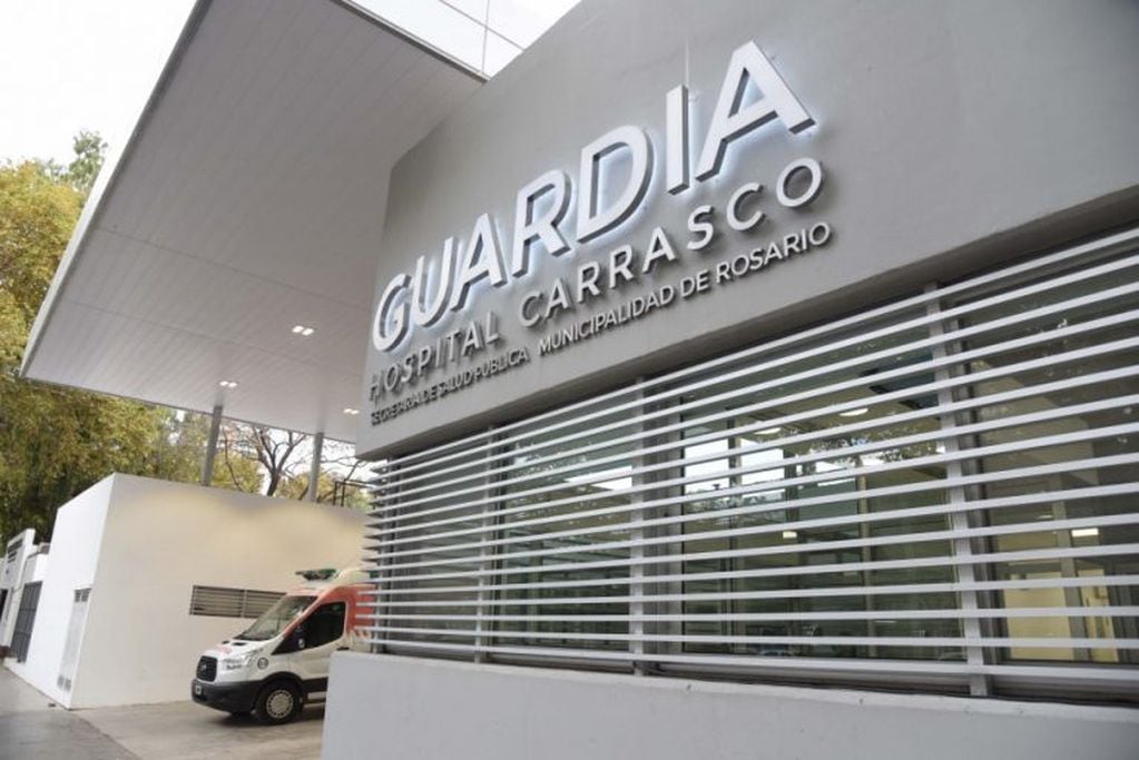 Hugo David López fue atendido en el Hospital Carrasco después del ataque en barrio Ludueña.