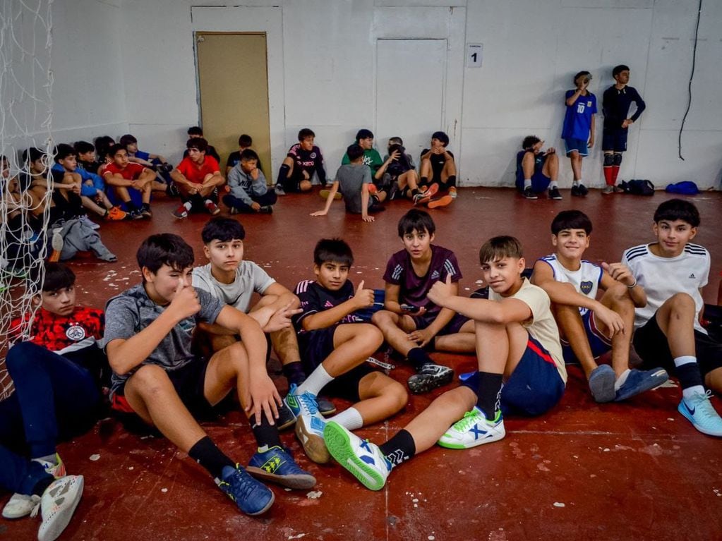 Ushuaia: más de 300 chicos participaron en las pruebas de Argentinos Juniors