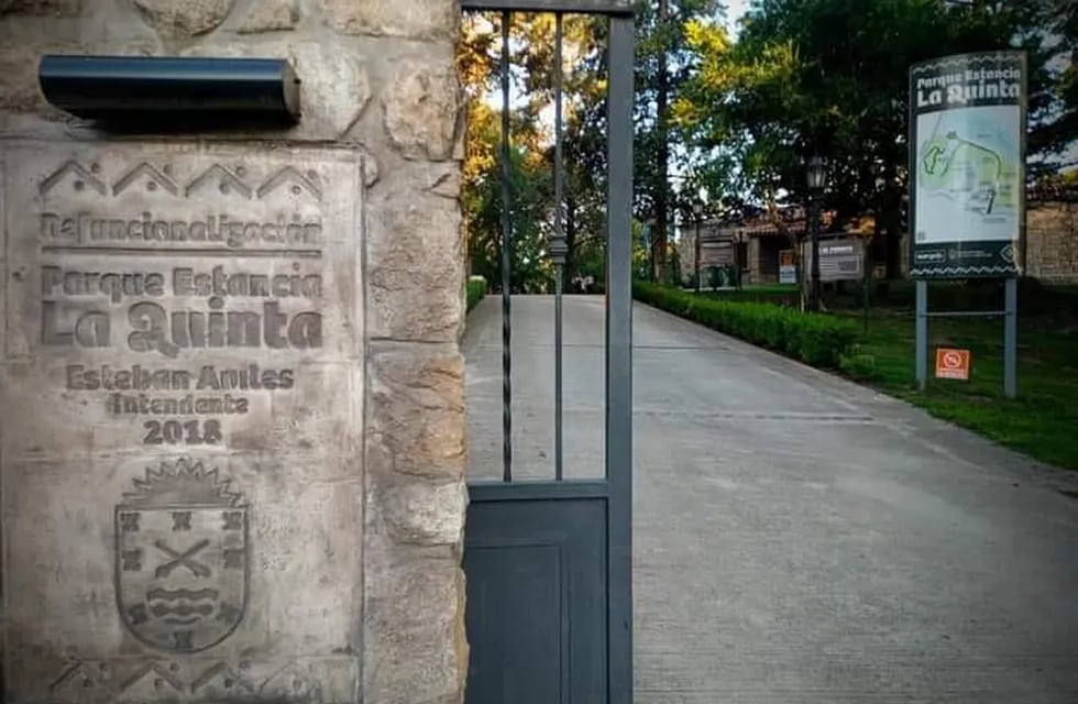 Parque Estancia La Quinta en Villa Carlos Paz.