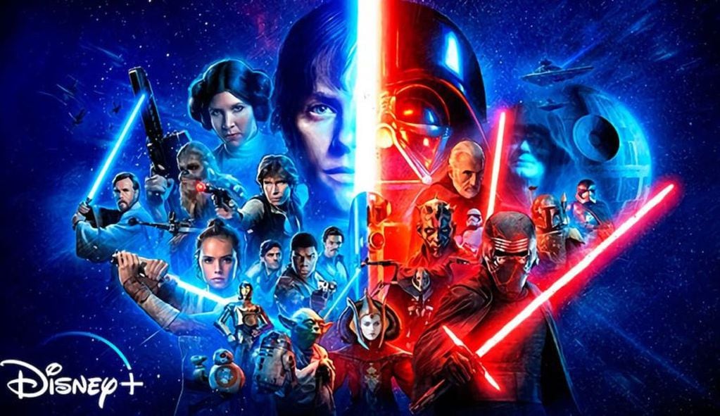 Disney + apuesta a películas y series del universo de Star Wars