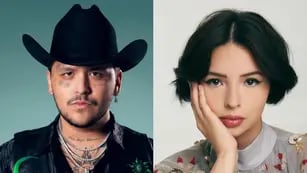Tras las críticas, Christian Nodal y Ángela Aguilar a los besos en un show