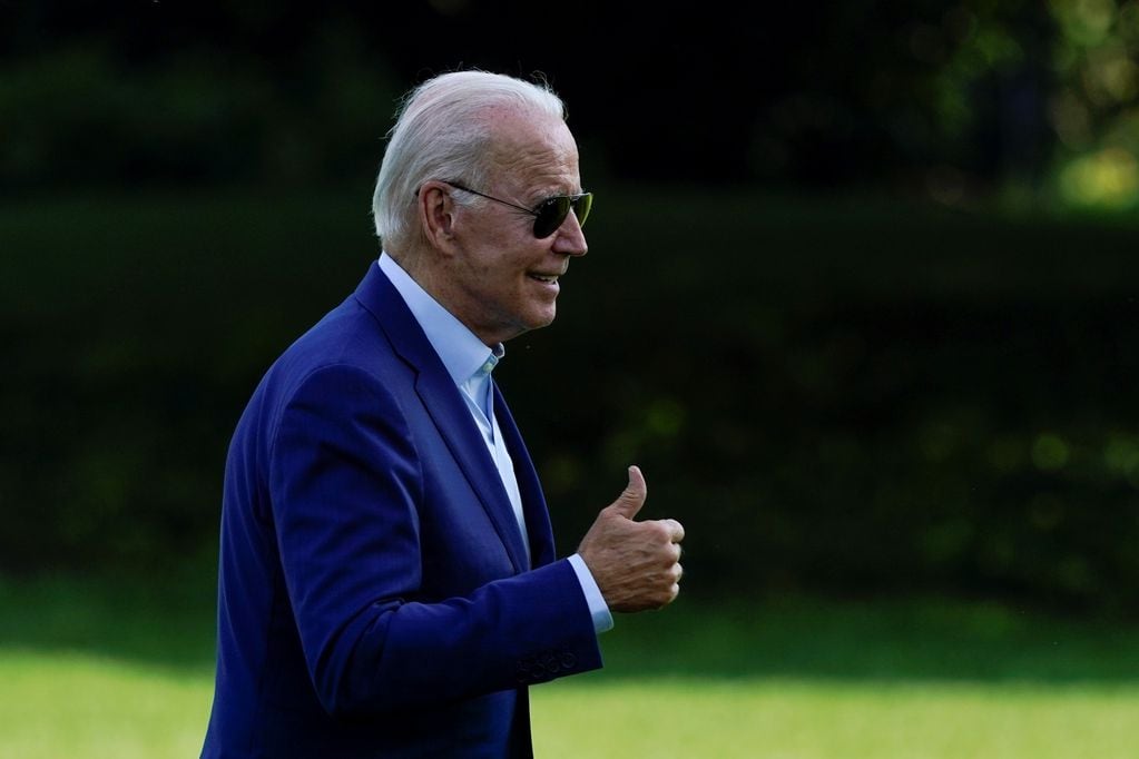Joe Biden ya se había mostrado a favor de despenalizar el consumo de cannabis. Foto: AP.