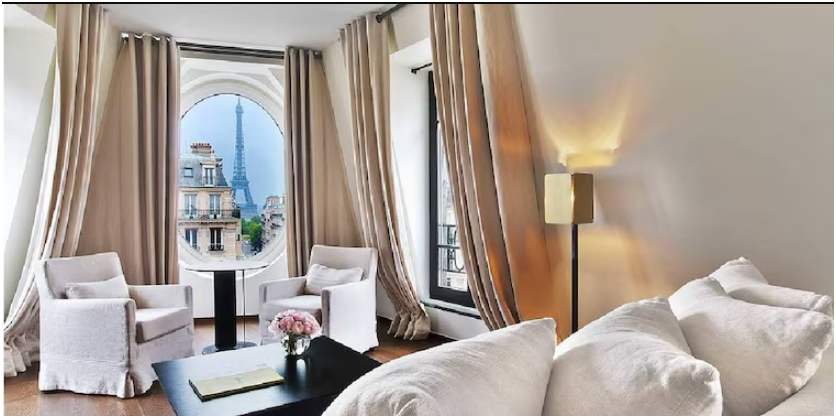 Cómo es el hotel donde se hospedará Javier Milei en París