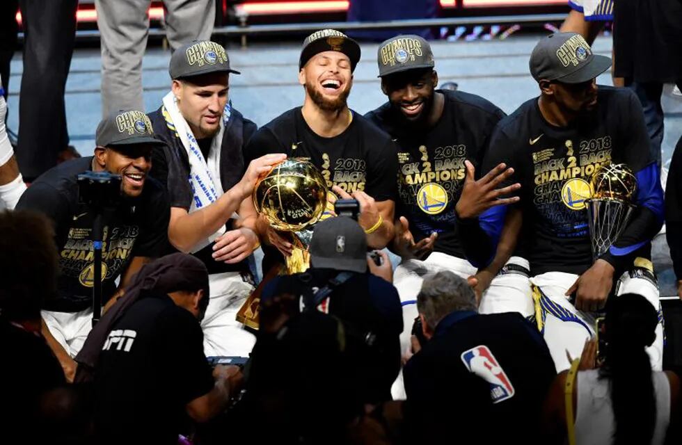 Golden State Warriors liquidó la serie y se consagró bicampeón de la NBA (Foto: David Richard-USA TODAY Sports)