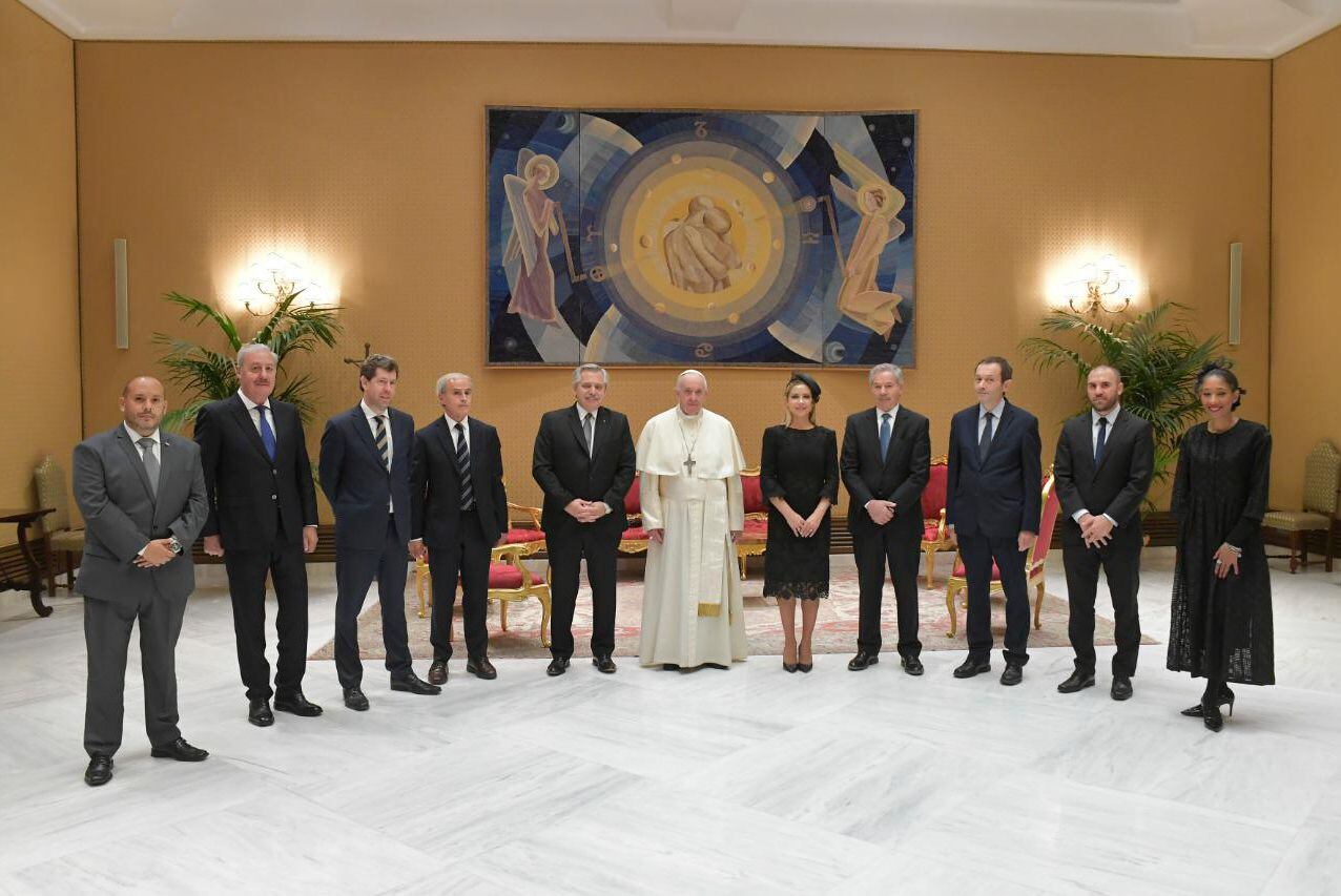 Francisco y el Presidente se reunieron en El Vaticano (Prensa Presidencia).