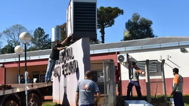 El Hospital Nivel I de San Pedro recibió un nuevo generador eléctrico. Foto: Carina Martínez