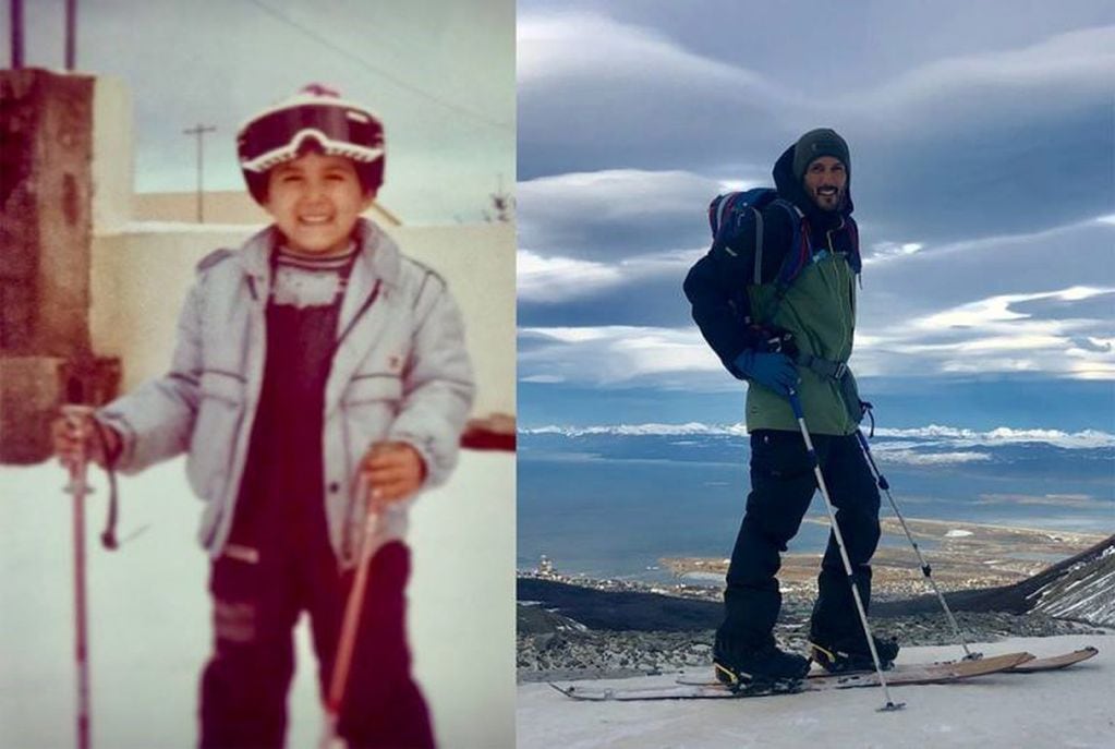 Alfonso Lavado desde chico sabia su pasión por la nieve 
(foto @alfonsolavado)
