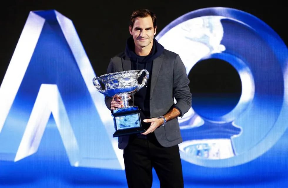 Roger Federer - Abierto de Australia. Foto: Daniel Pockett/EFE.