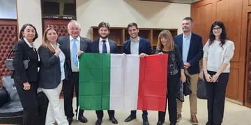 el intendente Leonardo Viotti recibió en su despacho al Cónsul general de Italia – Rosario, Marco Bocchi