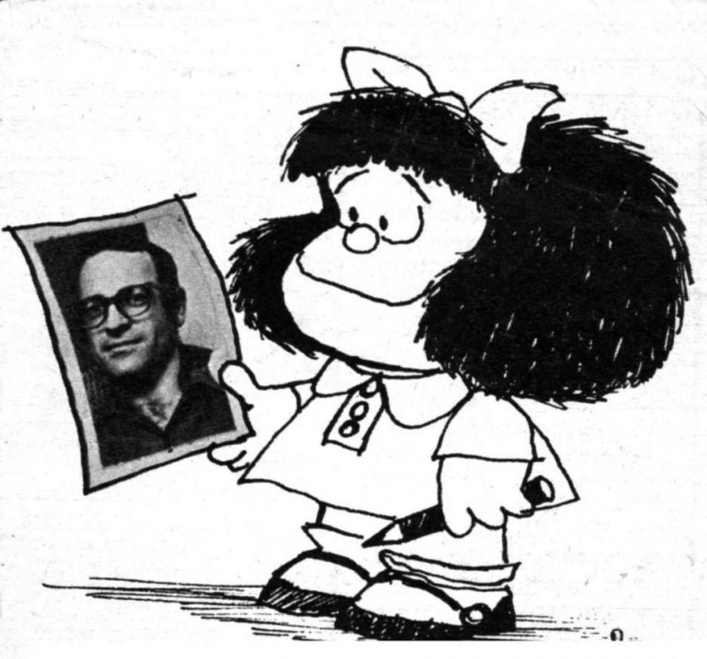 Quino, creador de Mafalda (Archivo Clarín).
