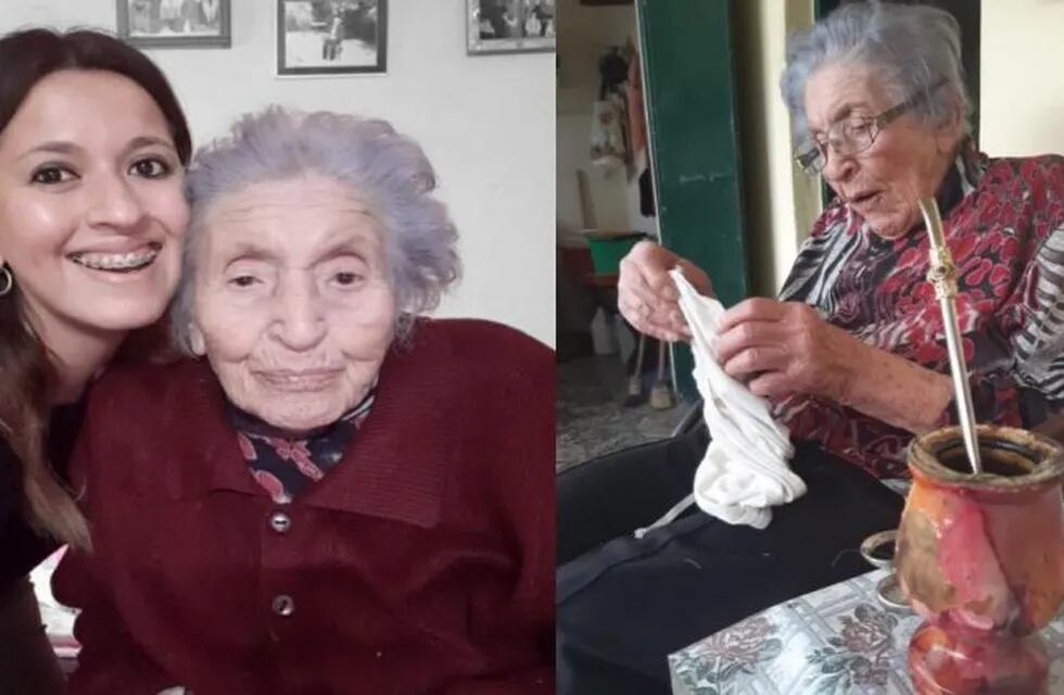 Con 102 años, Amelia le ganó al coronavirus.