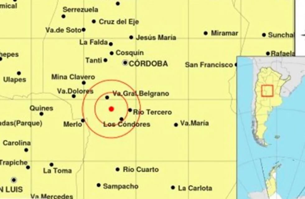 El sismo ocurrió pasadas las 8 en el Valle de Calamuchita.