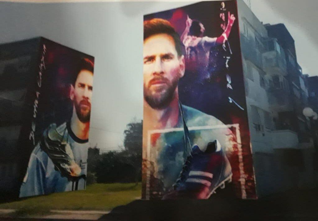 Los murales con los que homenajearán a Messi
