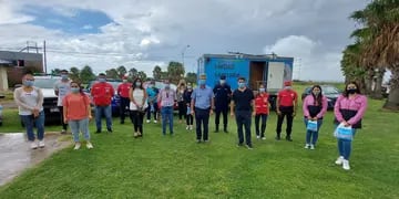 Operativo Flamenco contra el coronavirus en Miramar