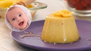 El flan de banana para bebés que es viral en TikTok