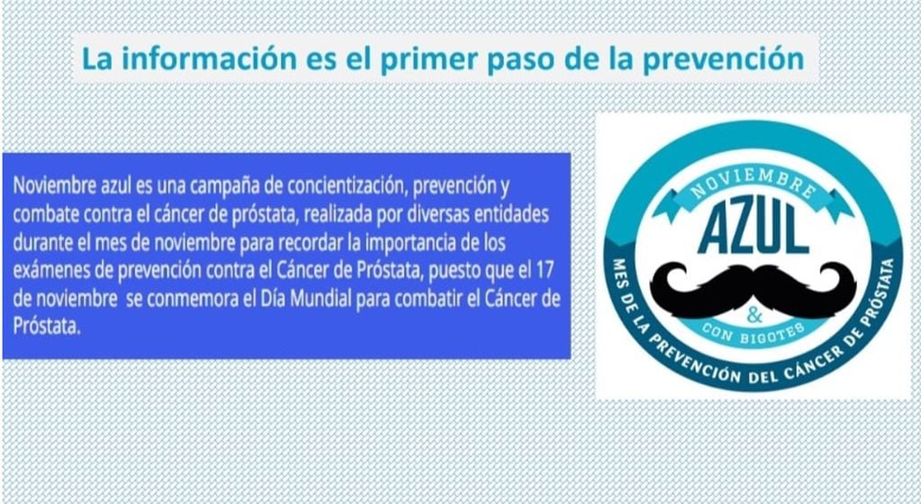 Puerto Iguazú: realizarán chequeos médicos en el “Mes Azul”.