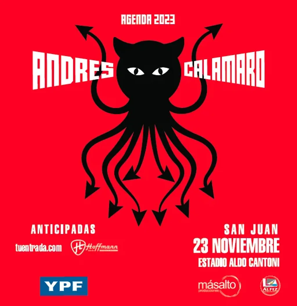 Andrés Calamaro en San Juan: cuándo, dónde y cuánto salen las entradas