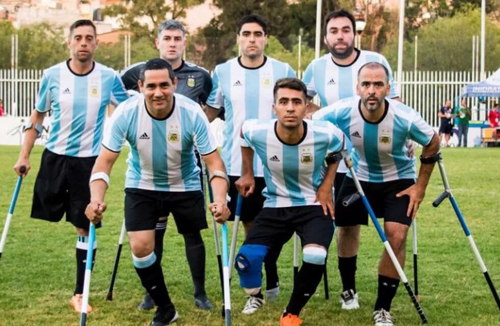 El seleccionado Argentino de Fútbol para amputados llega este viernes a Mar del Plata