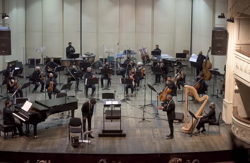 El concierto que dará este sábado la Orquesta Filarmónica de Mendoza en el Teatro independencia será transmitida en vivo por streaming. Gentileza Gobierno de Mendoza