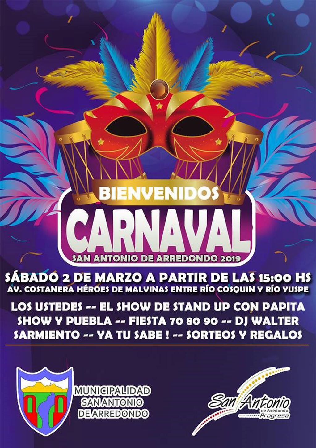 Carnaval en San Antonio de Arredondo.