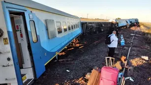 Accidente de un tren en Olavarría